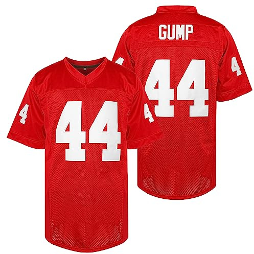 EETUG Football Jersey 44 Red Sports Shirt Stitched Movie Jersey Pullover Casual Men's Clothing S-3XL (XX-Large, 44-Red)