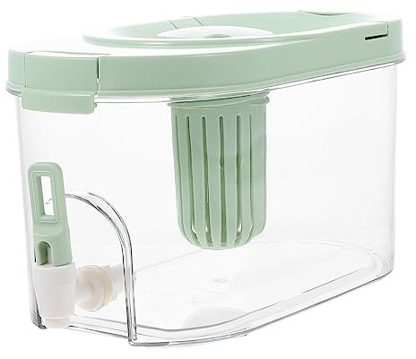 BESTonZON Beverage Dispenser Cold Water Pitcher Faucet Large Capacity Juice Container for Fridge Easy to Use