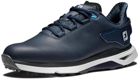 Footjoy Herren Pro|SLX Golfschuh, Marineblau, Weiß, Grau, 43 EU