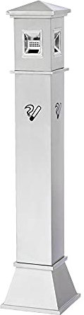 Wand-Aschenbecher. Aschenbecher aus Edelstahl, Standaschenbecher, vertikaler Mülleimer for Zigarettenstummel, for Einkaufszentren, Hotels, Parks und Flughäfen, gewerblicher Aschenbecher