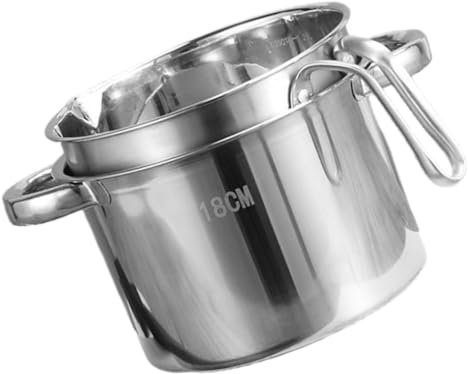 MAGICLULU Double Boiler Melting Pot Stainless Steel Chocolate Melting Pot for Cheese for Kitchen Cooking Utensils