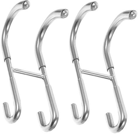 IWOWHERO Ganci Per Porta Asciugamani Confezione Da 2 Facili Da Installare Robusti E Antiruggine Per Il Bagno