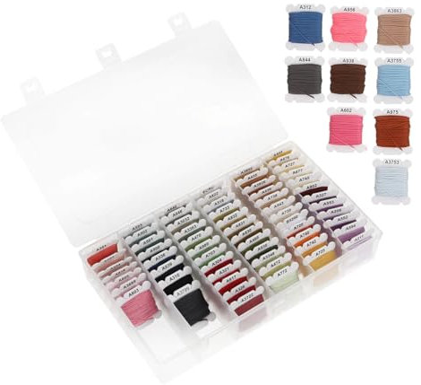 CIMAXIC Stickgarn Farben Kreuzstich Stickgarn Nähzubehör Diy Nähen Projekt Haltbar Nähen Handarbeit Projekt Diy Stickerei Näharbeiten