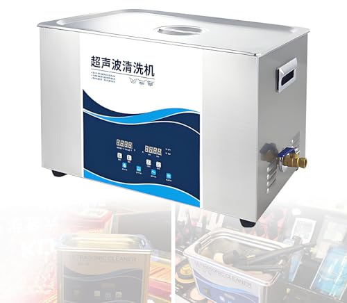 EpyGnom Sonic Jewellery Cleaner Machine Digital Ultrasonic Cleaning Machine with Degas Mode and Heater & Timer Professional Ultrasound Cleaner for Dentures Coins Metal Parts 1230-30L