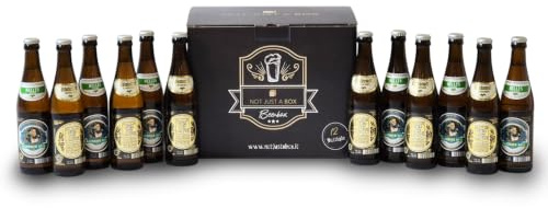 NOT JUST A BOX - Box Degustazione Birre - Beerbox con 12 bottiglie di Birra (Box Birre Augustiner Bräu Edelstoff & Hell)