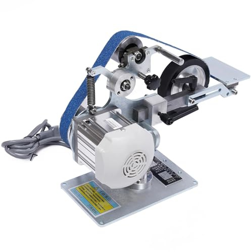 Lijadora de banda de escritorio, pulidora y esmeriladora for bricolaje, 550 W