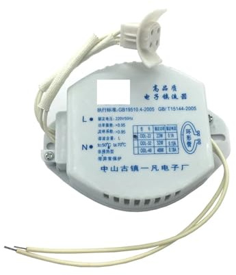 MAMA'S PEARL Ballast électronique T6 T5 T9 220 V 22 W 32 W 40 W 55 W redresseur for tubes annulaires G10Q, lampe fluorescente de plafond for tube circulaire Ballasts(55W)