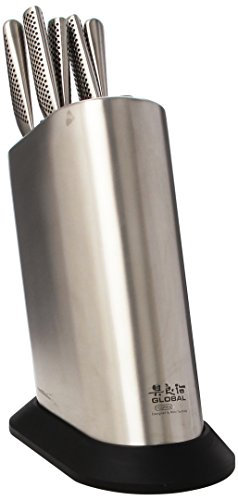 Global G-835/WS Lot de 6 couteaux avec bloc