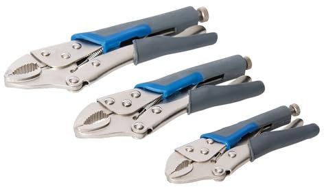 Silverline Self Locking Soft-Grip Pliers Set 3pce (675268)