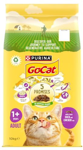 GO-CAT Adult Dry Cat Food Chicken and Duck 10kg Pack