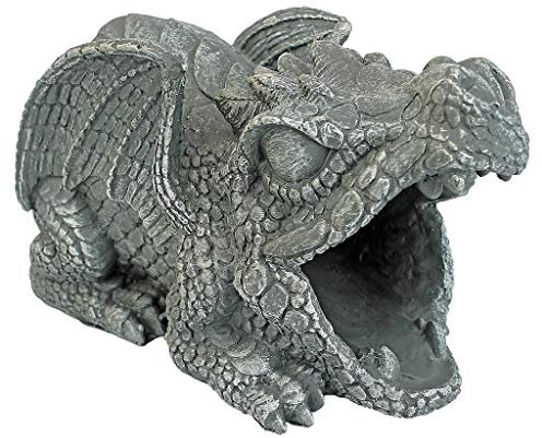 Design Toscano Darian, der Drache, Regenrohrauslass