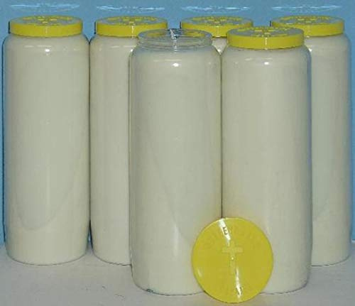 Christ-en-or - Candele per 9 giorni, 100% vegetale, colore: Bianco