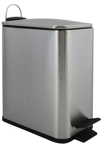 Spirella SP2496 Papperskorgar Erik, Plast, Krom