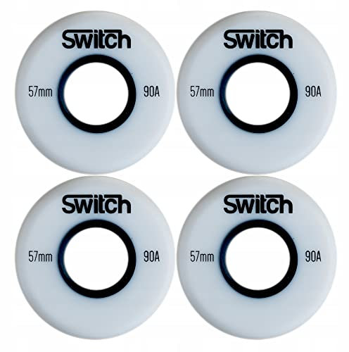 Wheels for Inline Skates 57mm Weiß Ersatzräder Rollenräder Roller Skates Rollen