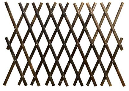 Clôture en Bois Extensible, Panneaux de Treillis Jardin Criblage Clôture en Bambou de Saule Cadre Extérieur de Vigne de Balcon, Longueur de 180 Cm (Size : 100cm Height)