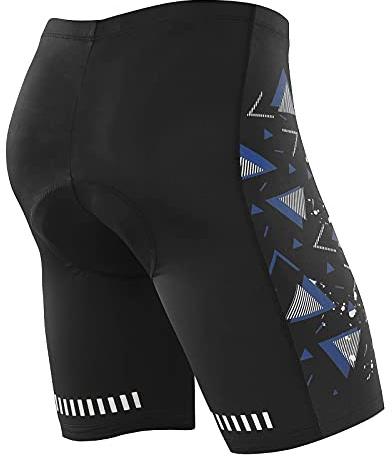 NOOYME Cullote Ciclismo Hombres con 4D Gel Acolchado Pantalones Cortos MTB