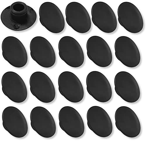 cyclingcolors 20x tappo coprivite cappuccio nero 3.6x12x2.5mm plastica viti copertura coperchi tappi croce PZ