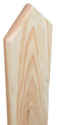 Zaunlatten 110x9x2 20stk Sibirische Lärche Form C