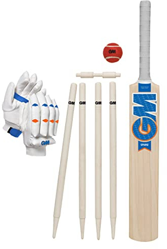 Gunn & Moore Sparq Bolsa de Transporte Duradera, 4 tocones y 1 fianza, Eclipse, 1 Pelota de Tenis/críquet Suave, 1 Guante de bateo, Juventud Unisex, Talla única