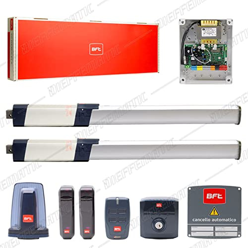 Dieffematic Kit BFT GIUNO ULTRA BT A20 - Automazione Cancello Battente Idraulico 24V Uso Intensivo - Ante 2m, 300kg