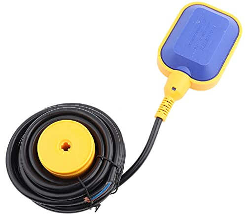 Interrupteur à Flotteur 5M/16.4ft, 240v 10m, Câble D'égout pour Système Septique Pompe de Puisard Réservoir d'eau
