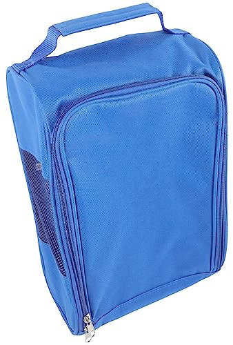 OHPHCALL Oxford Schuhbeutel Atmungsaktiv Strapazierfähig Mit Reißverschluss Für Reise Sport Und Alltag Robustes Oxford-Material Platzsparender Schuhschutz Im Handgepäck Blau