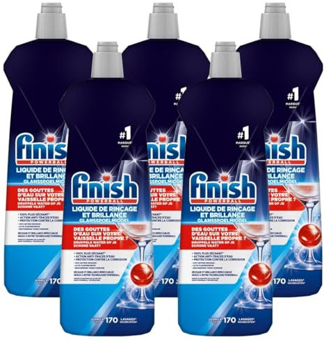Finish Liquide de Rinçage - Lot de 5 x 800 ml