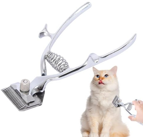 Eoixuqba Tondeuses de toilettage pour animaux de compagnie, tondeuses à cheveux manuelles,Tondeuse de toilettage pour animaux en acier inoxydable - Coupe-poils pour animaux de compagnie, outil de