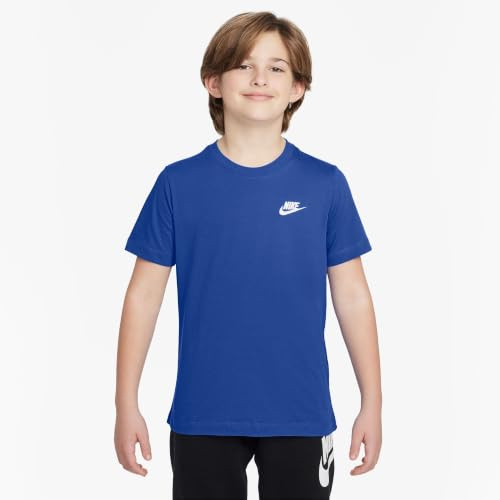 Nike Top K NSW Tee EMB Futura Lbr, Game Royal, FZ5177-480, XL