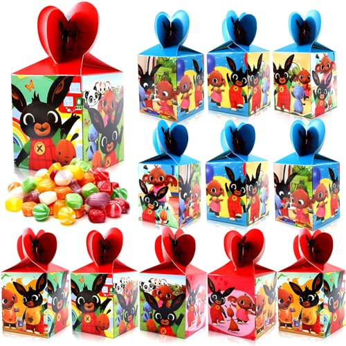 12 Pcs Tüten Geburtstag Mitgebsel, Tüten Kindergeburtstag, Party Deko, Geschenktüten, Tüten Geburtstag, Deko Geburtstag, Candy Tüten Süssigkeiten Beutel Für Party Geburtstagsparty, Party Decoration