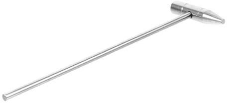 BESTonZON Kalimba Stimmhammer aus Metall 132mm Kleiner Daumenklavier Stimmgerät Musikinstrumentenzubehör für Klavier und Schlaginstrumente Selbstgemacht Klangpflege Werkzeug