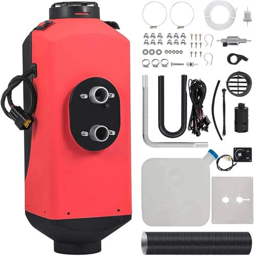 LYJYUJIE Riscaldamento stazionario 5KW Riscaldamento Diesel da parcheggio Diesel 24V con Interruttore Digitale per Camper e camper-24V~/