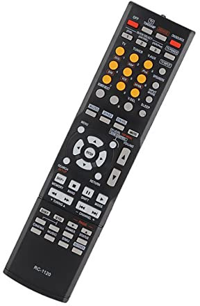 SECFOU Tv Remote Control Replacement Rc- Learning Remote for Receiver No Battery Black