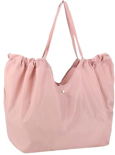 Ardorion Extra stor shoppingväska, vikbar återanvändbar shoppingväska/toteväska, strandväska, reseväska, förvaringsväska, arbetsväska, axelväska, a, 75 x 16 x 44 cm
