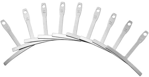 Uppsättning Gitarrvårdssats T Linjal Understring Radie String Gauge Gripbräda Måttband Gitarr Mätverktyg