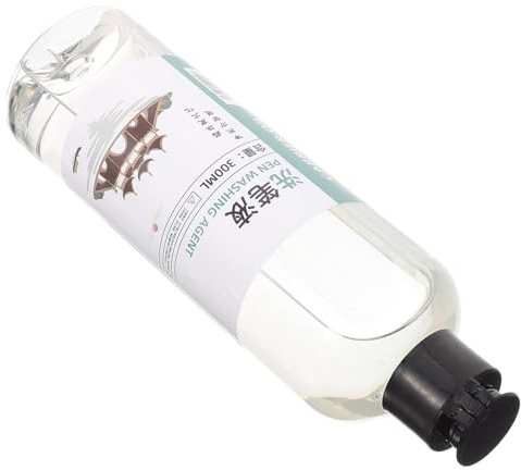 Veemoon 300ml Paint Brush Cleaner Liquid for Oil Paints Effectively Plastic Bottle with Colour Mixing Feature for Artists