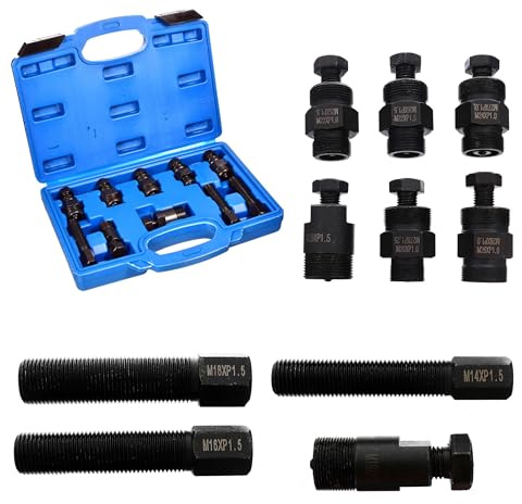 TC TECHNIC – Coffret Extracteurs de Volant Magnétique – Kit d’Arrache-Volant pour Moto, Mobylette, Scooter, Quad – En Acier Allié Robuste – Extracteurs Simples et Doubles Inclus – 10 Pièces