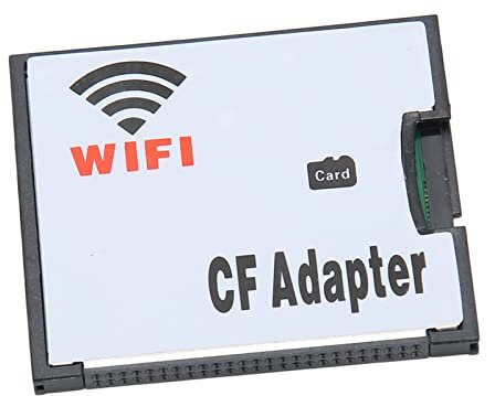 OVAQUIXI Adaptador de Tarjeta de Memoria WiFi CF, Mejora la Experiencia Fotografía con el Adaptador Convertidor Tarjeta SD CF, para Cámaras Computadora, Conectividad WiFi Usuarios Múltiples, Soporte