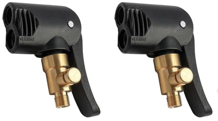 2 Stück,Autoventil Hebelstecker Messing,Reifenventil Kompressor Adapter Fahrrad,Hebelstecker Autoventil Adapter,Adapter Französisches Ventil,Ventil Anschluss Adapter,Für Auto, Moto, LKW