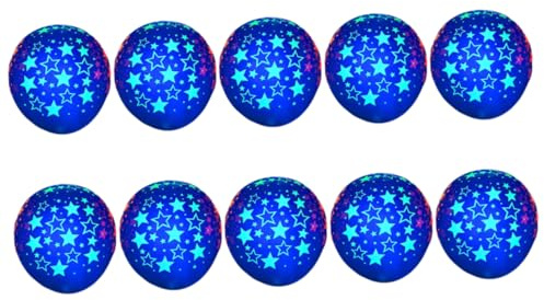 FUNOMOCYA 10 Piezas Globos Fluorescentes de Látex con Diseño de para Decoración de Fiesta Luminosos para y Celebraciones