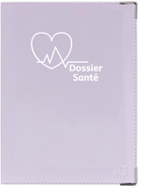Étui Santé Color Pop Carte Vitale Ordonnances Carte Mutuelle (Lilas) | Dossier santé, Rangement document médicaux, Fabrication française : dimension : 15,8 x 11,7 x 0,4 cm