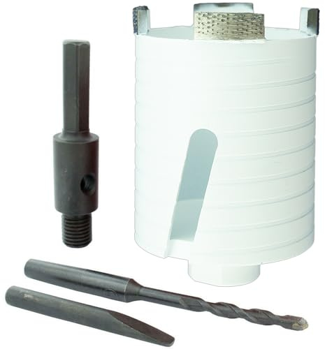 WEFARU Diamant Dosensenker DBX Ø 68 mm inkl. 6-Kant Adapter – Premium-Bohrkrone für Steckdosen & Schalterdosen, Beton, Kalksandstein, Klinker, Ziegel, Mauerwerk