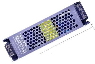 Transformador de caja de luz LED de 220 V a 12 V, fuente de alimentación de tira de luz lineal DC24v48V Fuente de alimentación de luz magnética (12V16A200W)