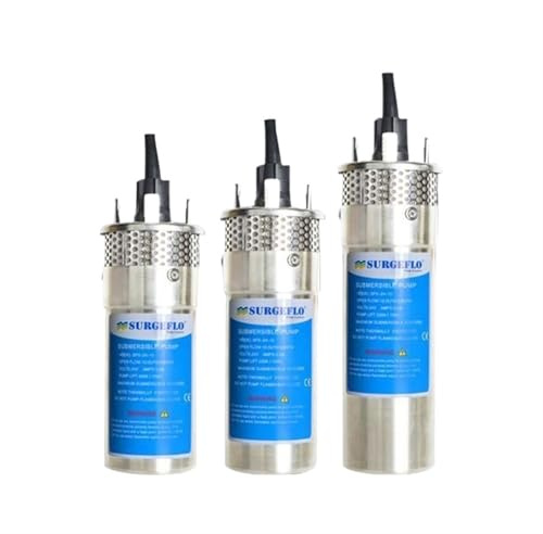 DC 12 V/24 V Pompa Ad Acqua Sommergibile Solare In Acciaio Inox 8/12/20L Ad Alta Prevalenza Pozzo Profondo sommergibile Giardino Esterno for La Casa(8L 24V)