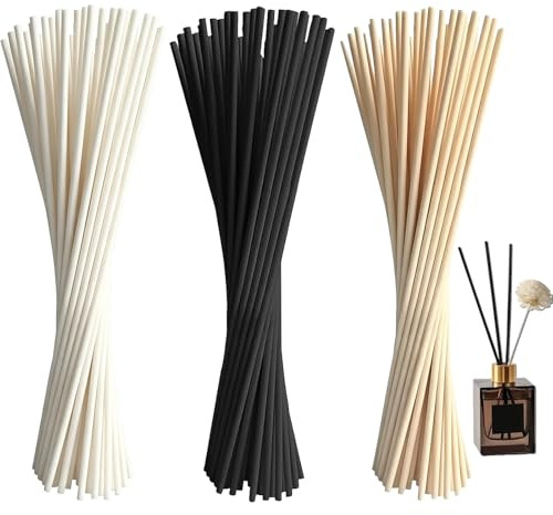 300Pcs Reed Diffuser Sticks Reeds for Diffusers Replacement Diffuser Reeds Scent Sticks Base Refills for, Office, Diffusersand Home(0.3 cm* 18cm)