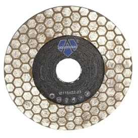 AVANGARD disco diamantato da 115 mm ottimizzato per tagli obliqui