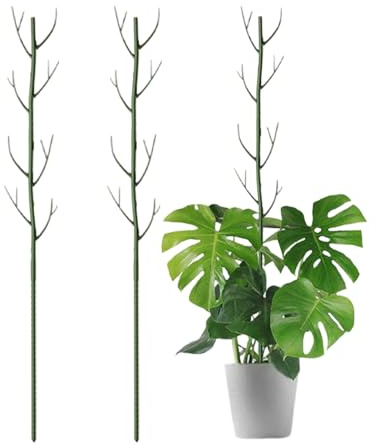 Genérico Support pour Monstera | 3 pièces treillis empilables pour croissance verticale, tuteurs pour fleurs en pot – pour pots d'intérieur, fleurs, lierre, pots, pois, poivrons, tomates