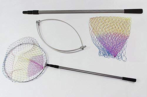 Kanana 2,8m Grobmaschiges Red Teleskop-Kescher Red de Aterrizaje Buitrón para Atrapar Peces (kescher66)