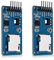 kwmobile Lot 2X Module Carte Micro SD - Lecteur Carte mémoire - Compatible avec Cartes Arduino Raspberry et Autres microcontrôleurs