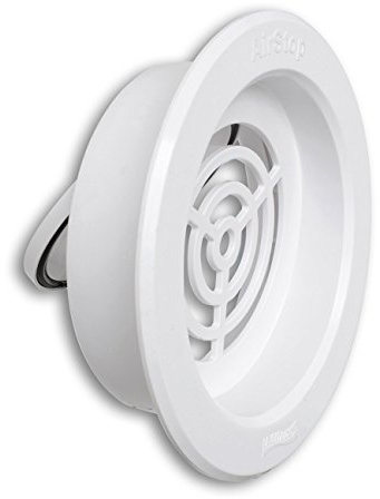 La ventilation airsb Soupape anti-retour en pVC, blanc